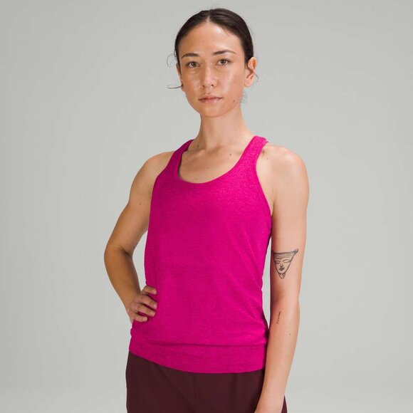 Lululemon Swiftly Tech Racerback Tank Top 2.0 Pow Pink Ripened Raspberry Size 14 - Picture 1 of 9